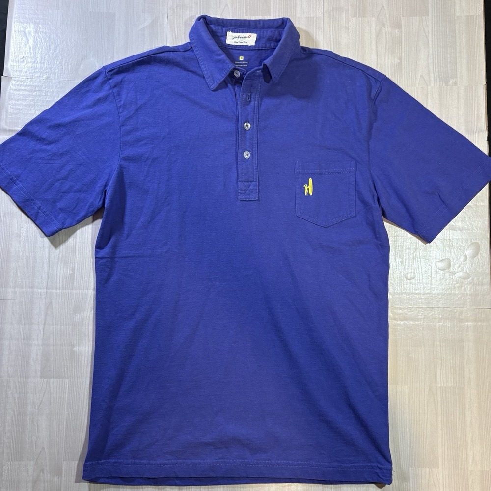 johnnie-O Polo Shirt Men's Size Small West Coast Prep 100% Cotton Pocket